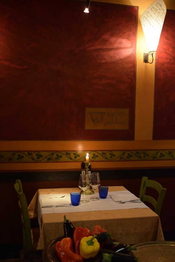 Interior de restaurante Il Mercante di Venezia